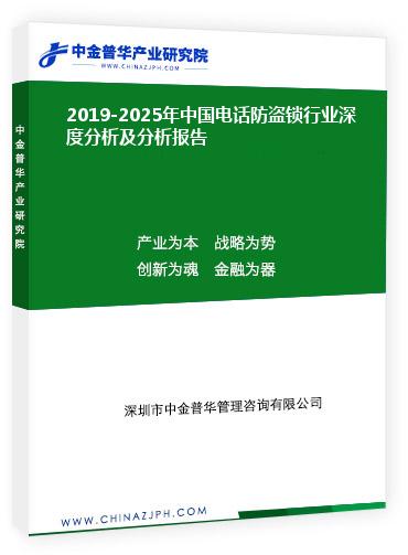 2019-2025年中國(guó)電話(huà)防盜鎖行業(yè)深度分析及分析報(bào)告