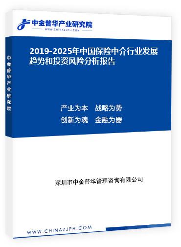 2019-2025年中國保險(xiǎn)中介行業(yè)發(fā)展趨勢和投資風(fēng)險(xiǎn)分析報(bào)告